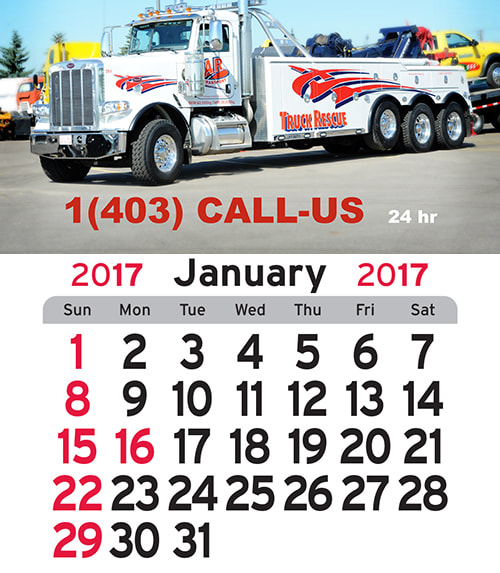 tow Wowtrucks® Canada's Big Rig Calendar & Community